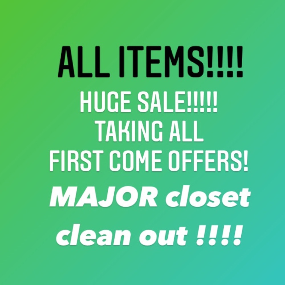 ALL OF MY CLOSET ITEMS NEED TO GO